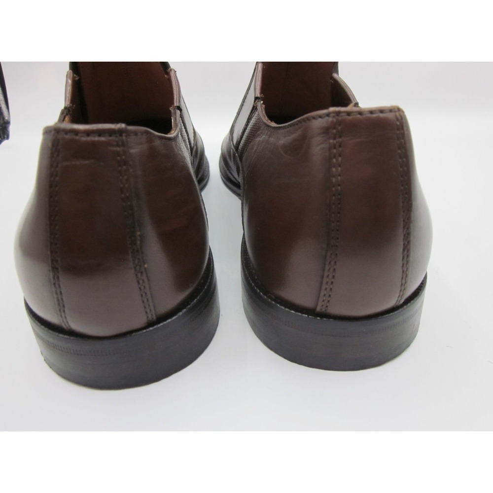 Dark brown Johnston and Murphy slip on shoe size 8.5 M - Picture 3 of 6